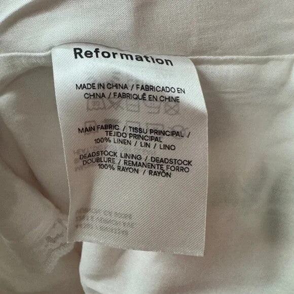 Reformation Rosalie Linen Tank Top Giverny Floral - 6 - Picture 7 of 7